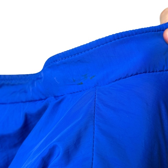 sold Vintage Continental Airlines Size XL Puffer Jacket Blue Workwear Lion Brand - Picture 10 of 12